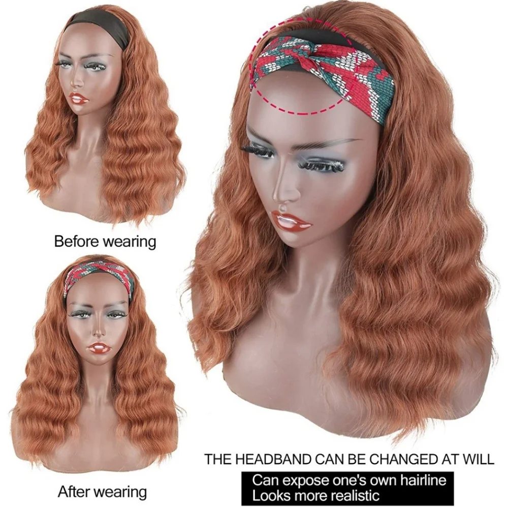 Blooming Hair Headband Wig